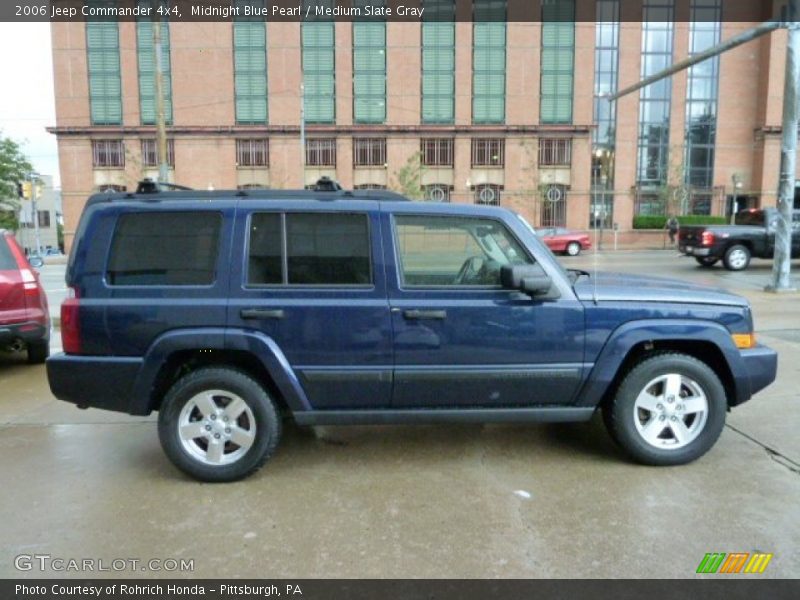 Midnight Blue Pearl / Medium Slate Gray 2006 Jeep Commander 4x4