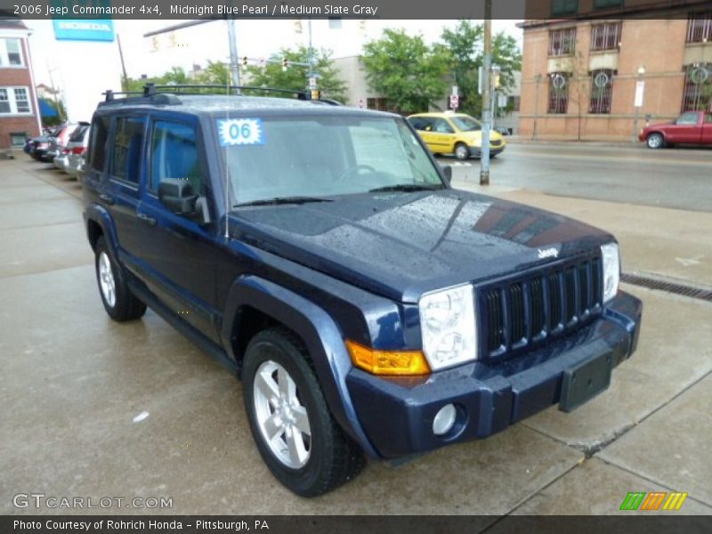 Midnight Blue Pearl / Medium Slate Gray 2006 Jeep Commander 4x4