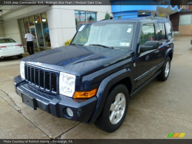 Midnight Blue Pearl / Medium Slate Gray 2006 Jeep Commander 4x4