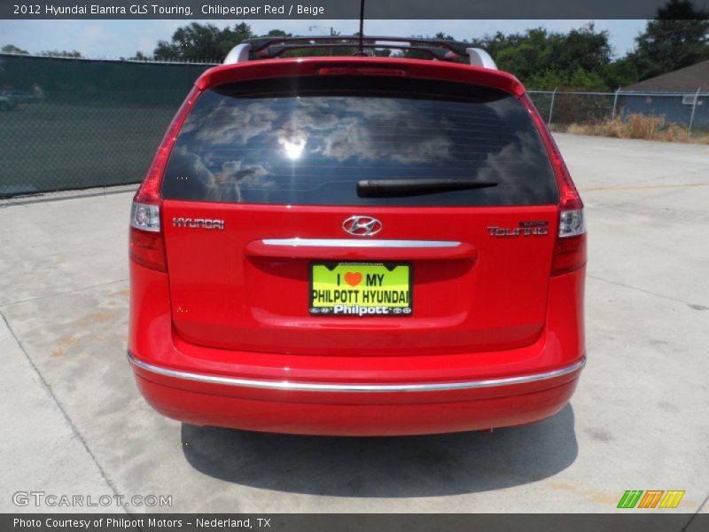 Chilipepper Red / Beige 2012 Hyundai Elantra GLS Touring