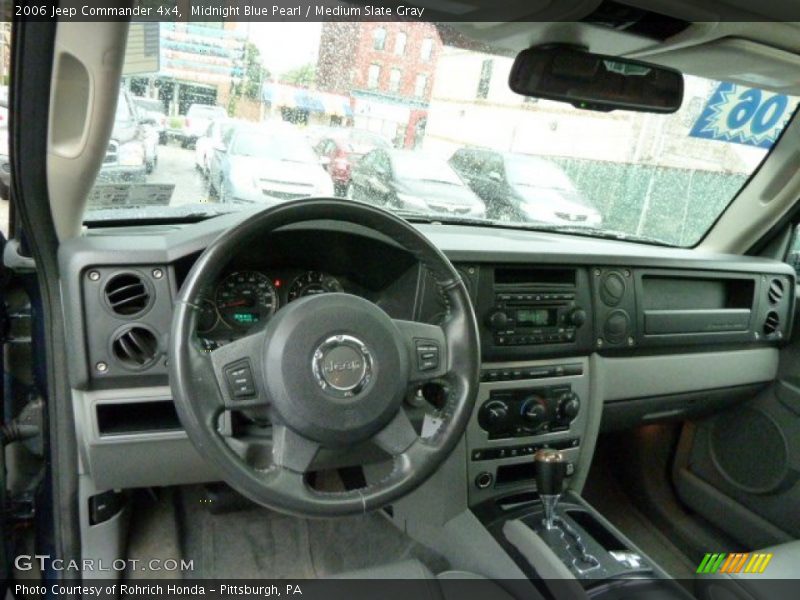 Midnight Blue Pearl / Medium Slate Gray 2006 Jeep Commander 4x4