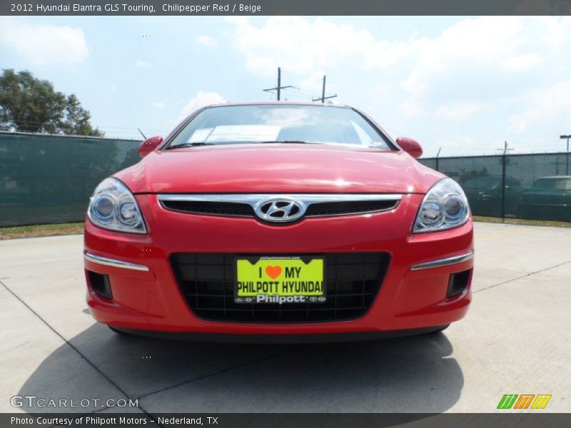 Chilipepper Red / Beige 2012 Hyundai Elantra GLS Touring