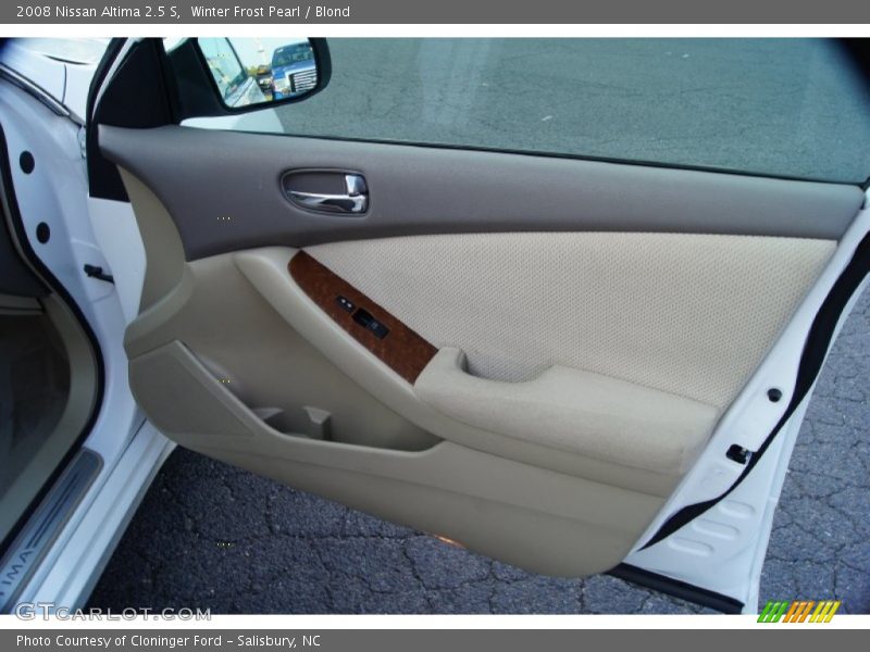 Winter Frost Pearl / Blond 2008 Nissan Altima 2.5 S