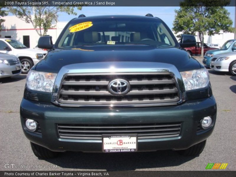 Timberland Green Mica / Sand Beige 2008 Toyota Sequoia SR5