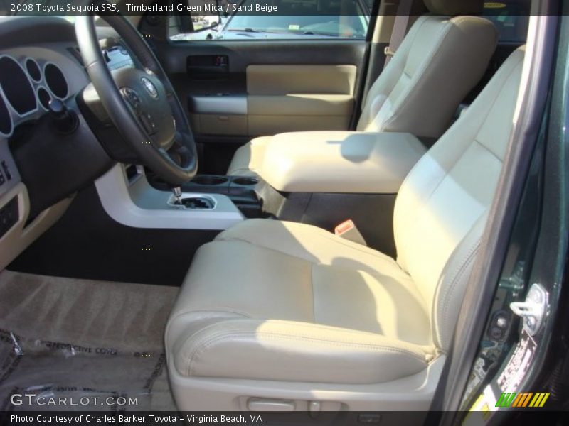 Timberland Green Mica / Sand Beige 2008 Toyota Sequoia SR5