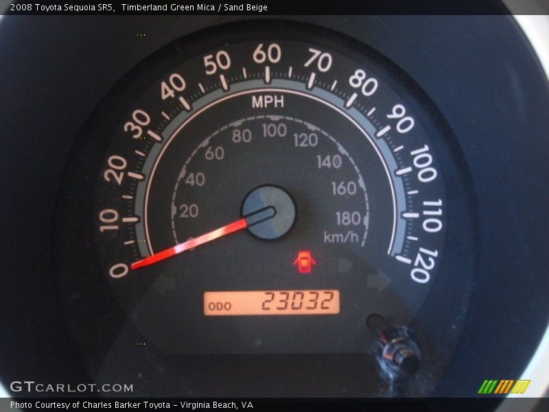 Timberland Green Mica / Sand Beige 2008 Toyota Sequoia SR5
