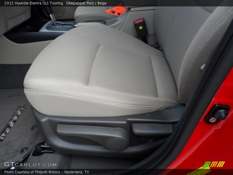 Chilipepper Red / Beige 2012 Hyundai Elantra GLS Touring