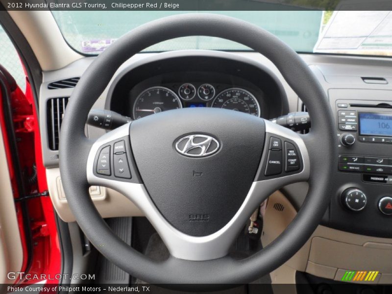  2012 Elantra GLS Touring Steering Wheel