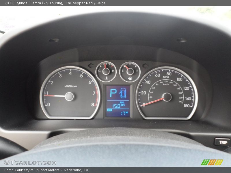  2012 Elantra GLS Touring GLS Touring Gauges