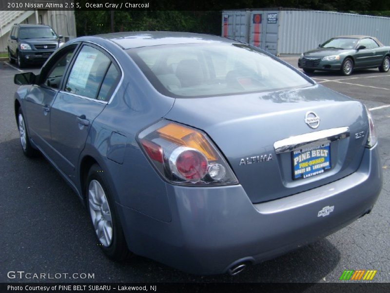 Ocean Gray / Charcoal 2010 Nissan Altima 2.5 S