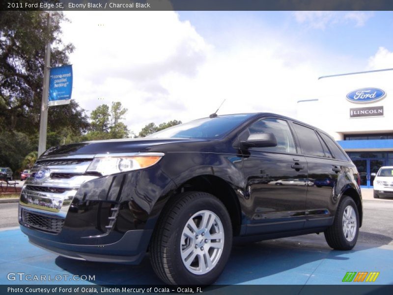 Ebony Black / Charcoal Black 2011 Ford Edge SE