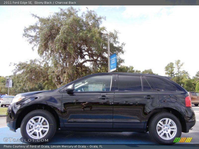 Ebony Black / Charcoal Black 2011 Ford Edge SE