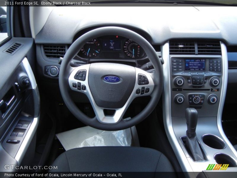 Ebony Black / Charcoal Black 2011 Ford Edge SE