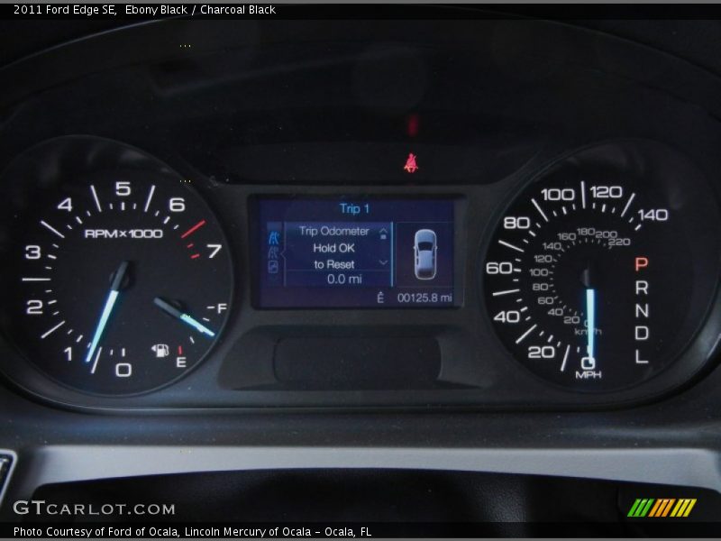 Ebony Black / Charcoal Black 2011 Ford Edge SE