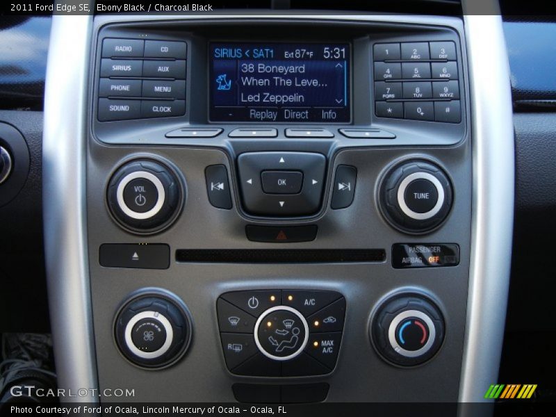 Ebony Black / Charcoal Black 2011 Ford Edge SE