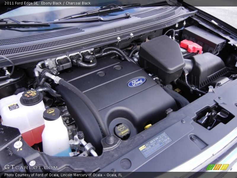 Ebony Black / Charcoal Black 2011 Ford Edge SE