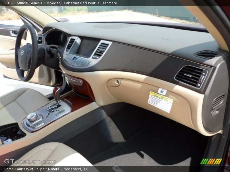 Dashboard of 2012 Genesis 3.8 Sedan