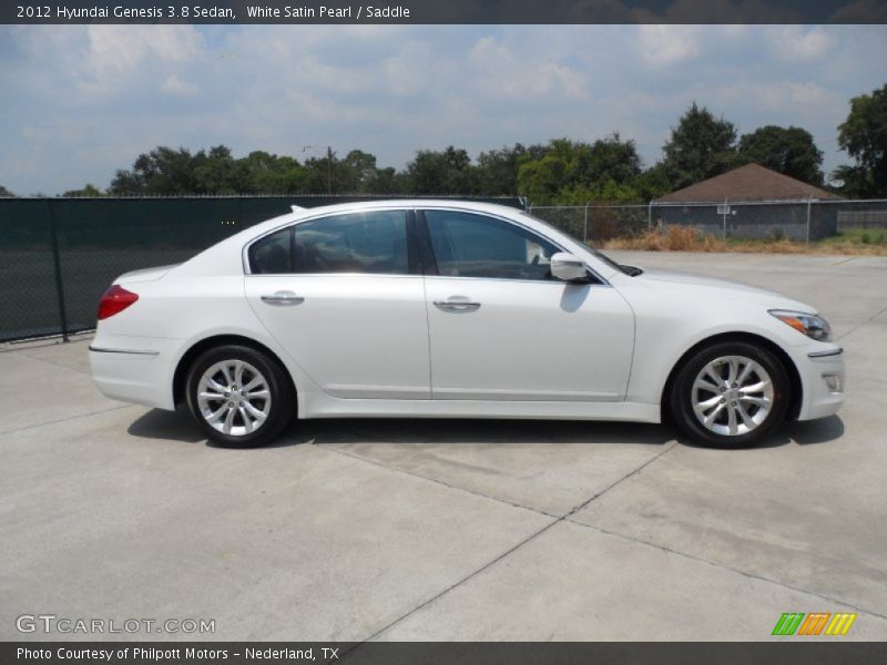  2012 Genesis 3.8 Sedan White Satin Pearl