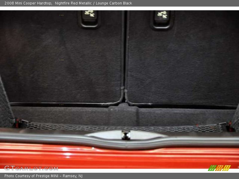 Nightfire Red Metallic / Lounge Carbon Black 2008 Mini Cooper Hardtop