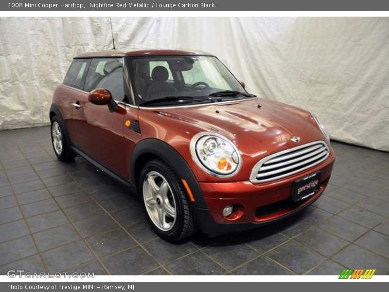 Nightfire Red Metallic / Lounge Carbon Black 2008 Mini Cooper Hardtop