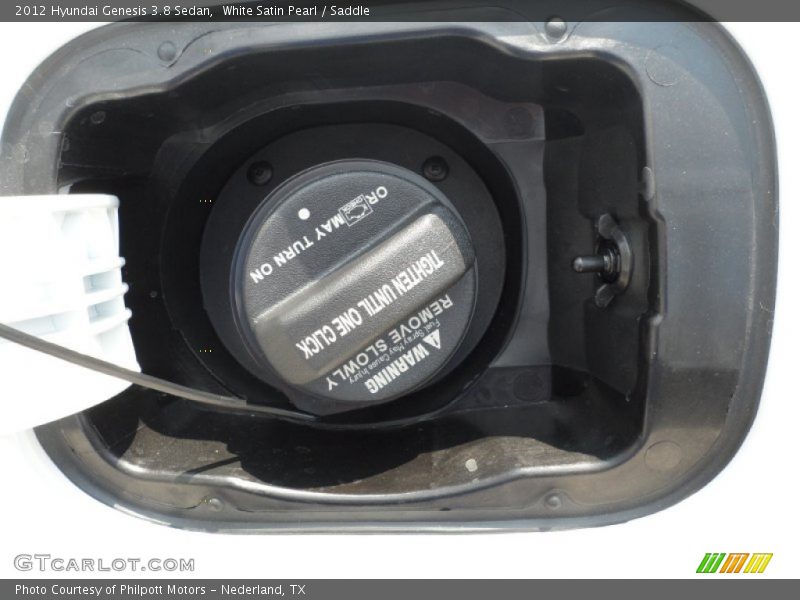 White Satin Pearl / Saddle 2012 Hyundai Genesis 3.8 Sedan