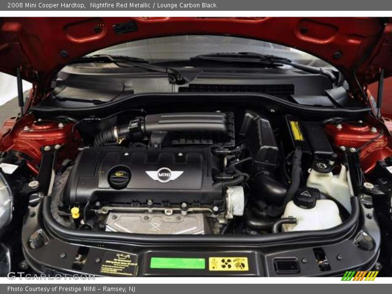 Nightfire Red Metallic / Lounge Carbon Black 2008 Mini Cooper Hardtop