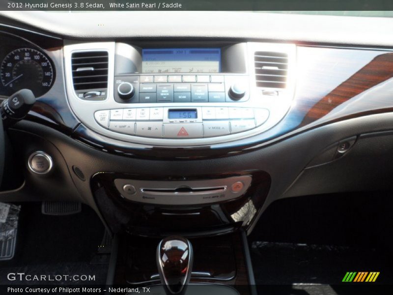 White Satin Pearl / Saddle 2012 Hyundai Genesis 3.8 Sedan