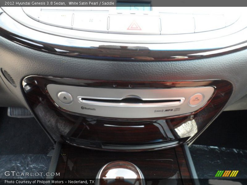 White Satin Pearl / Saddle 2012 Hyundai Genesis 3.8 Sedan