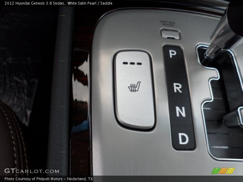 White Satin Pearl / Saddle 2012 Hyundai Genesis 3.8 Sedan