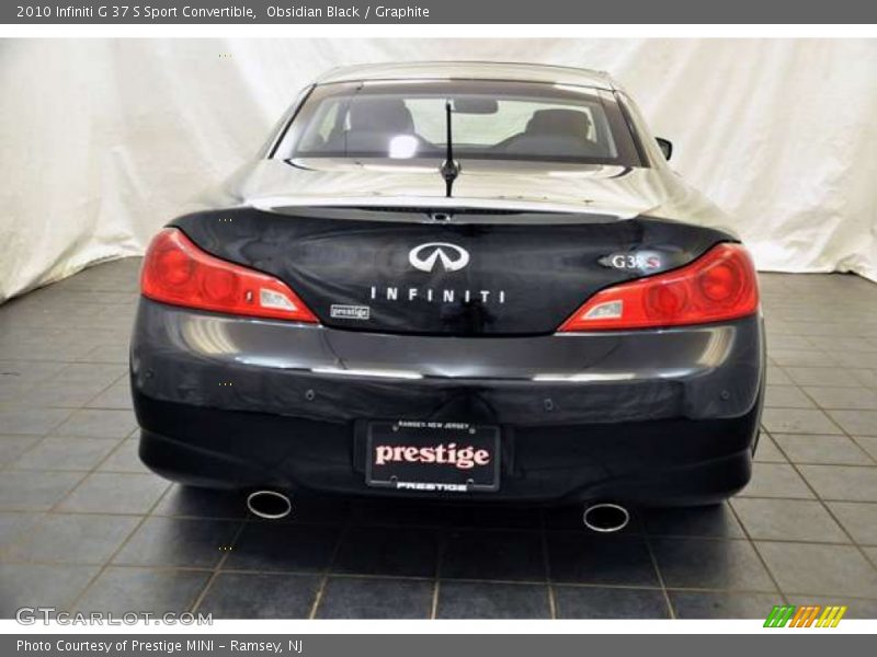 Obsidian Black / Graphite 2010 Infiniti G 37 S Sport Convertible