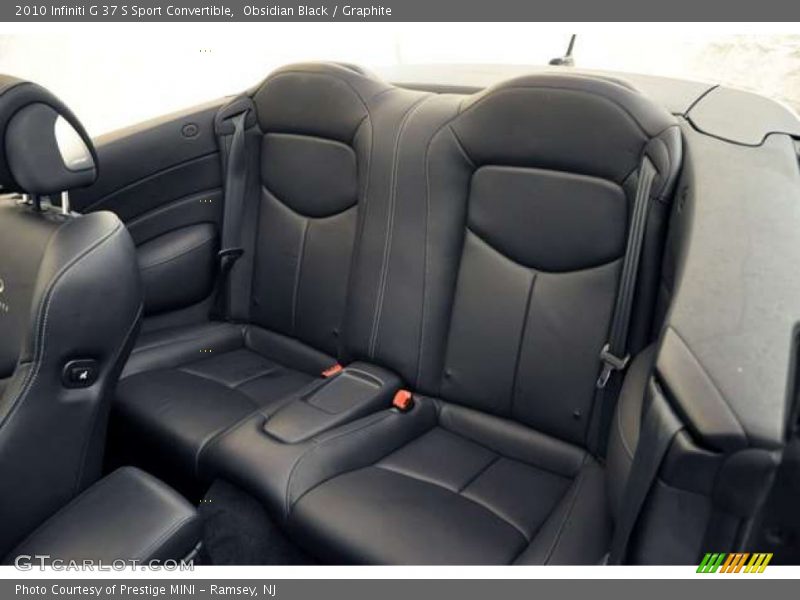  2010 G 37 S Sport Convertible Graphite Interior