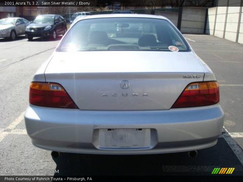 Satin Silver Metallic / Ebony 2001 Acura TL 3.2