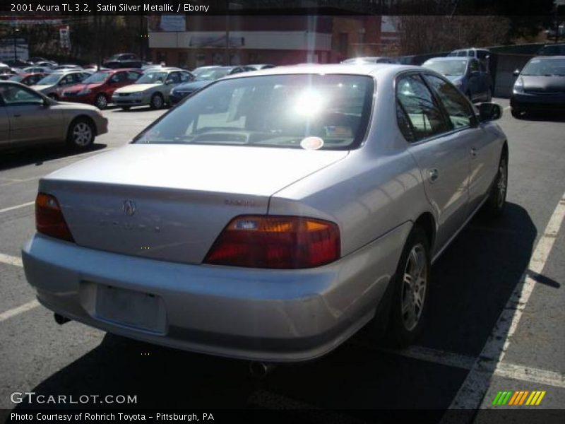 Satin Silver Metallic / Ebony 2001 Acura TL 3.2