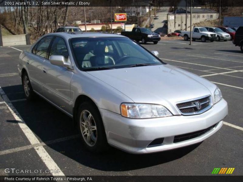 Satin Silver Metallic / Ebony 2001 Acura TL 3.2
