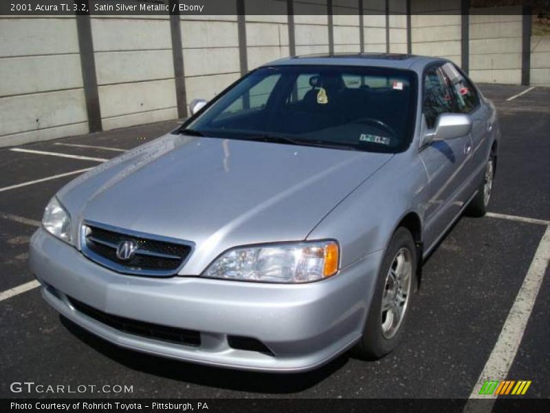 Satin Silver Metallic / Ebony 2001 Acura TL 3.2