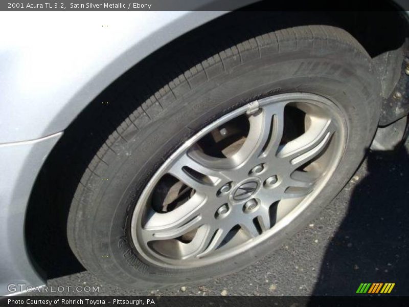 Satin Silver Metallic / Ebony 2001 Acura TL 3.2