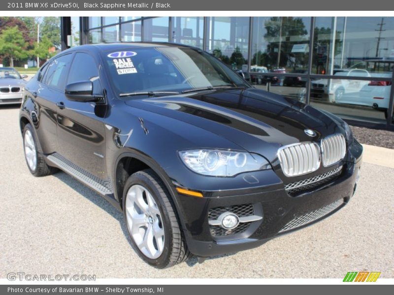  2011 X6 xDrive50i Black Sapphire Metallic