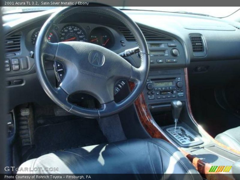 Satin Silver Metallic / Ebony 2001 Acura TL 3.2