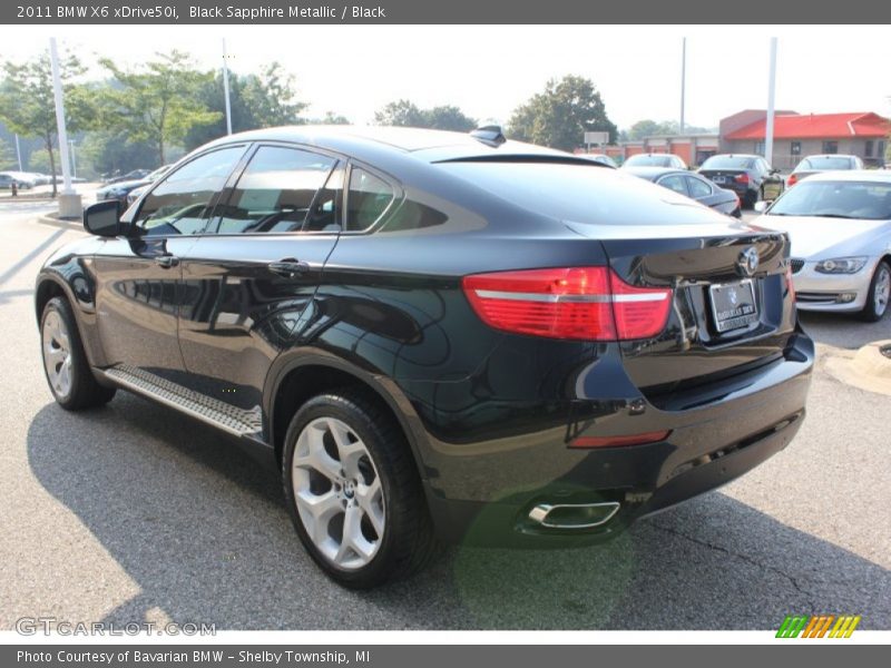 Black Sapphire Metallic / Black 2011 BMW X6 xDrive50i