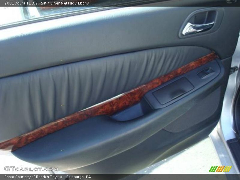 Satin Silver Metallic / Ebony 2001 Acura TL 3.2