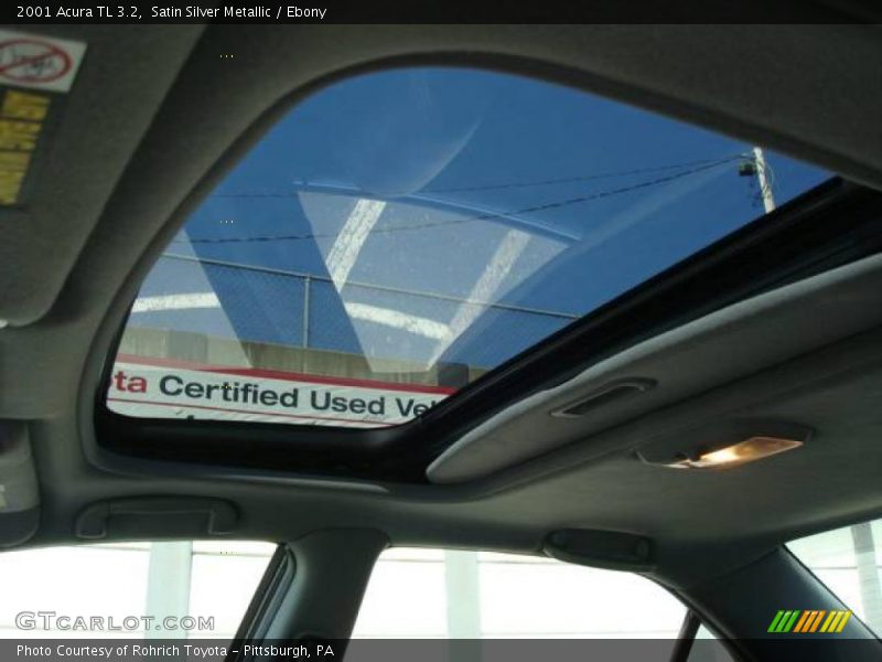 Satin Silver Metallic / Ebony 2001 Acura TL 3.2