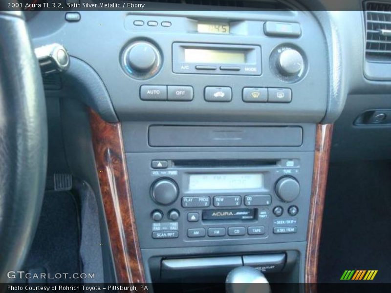 Satin Silver Metallic / Ebony 2001 Acura TL 3.2