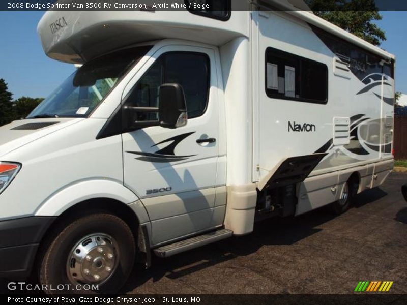 Arctic White / Beige 2008 Dodge Sprinter Van 3500 RV Conversion