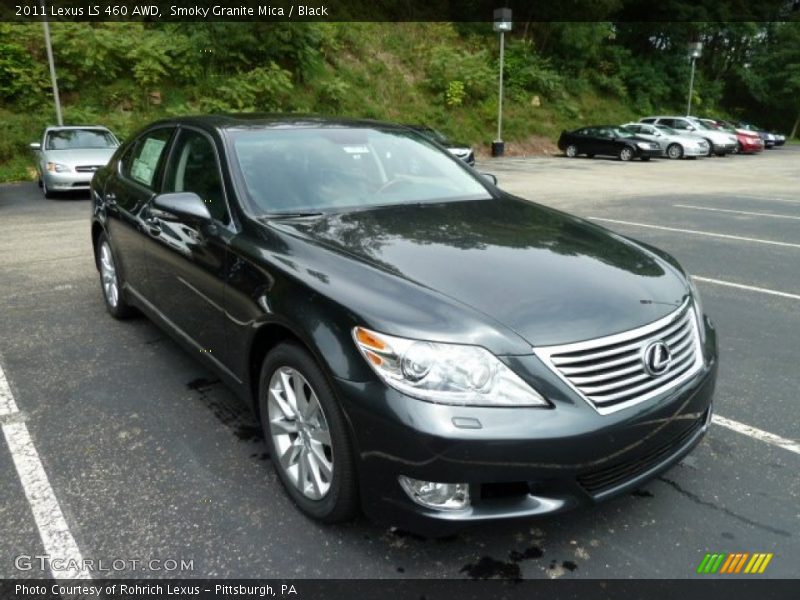 Smoky Granite Mica / Black 2011 Lexus LS 460 AWD