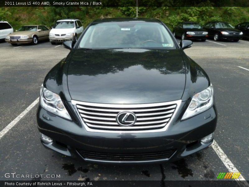 Smoky Granite Mica / Black 2011 Lexus LS 460 AWD