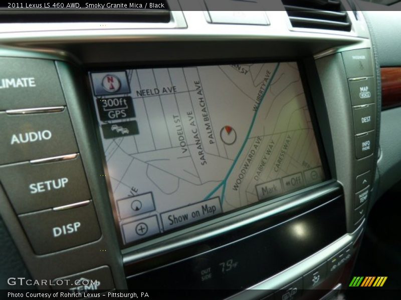 Navigation of 2011 LS 460 AWD