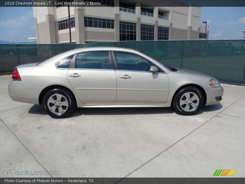 Gold Mist Metallic / Ebony 2010 Chevrolet Impala LT