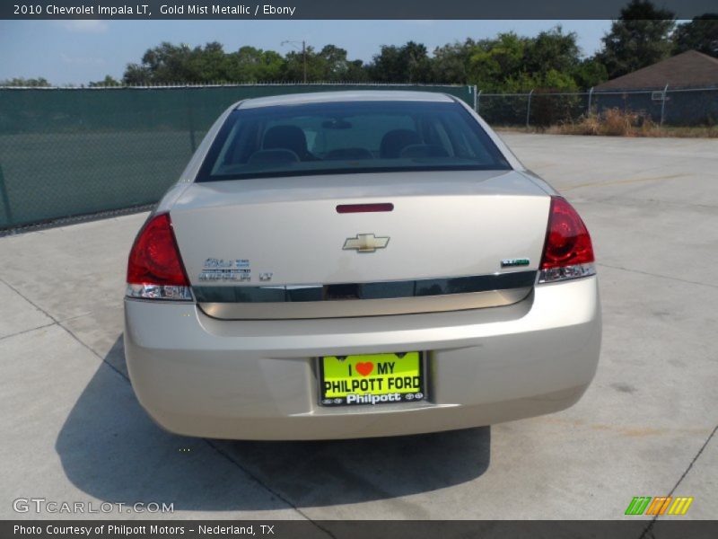 Gold Mist Metallic / Ebony 2010 Chevrolet Impala LT