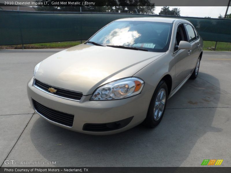 Gold Mist Metallic / Ebony 2010 Chevrolet Impala LT