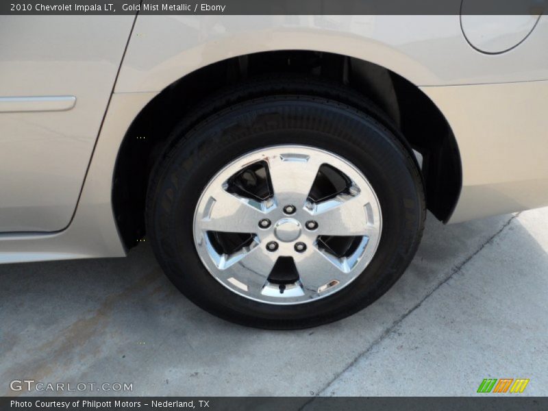 Gold Mist Metallic / Ebony 2010 Chevrolet Impala LT